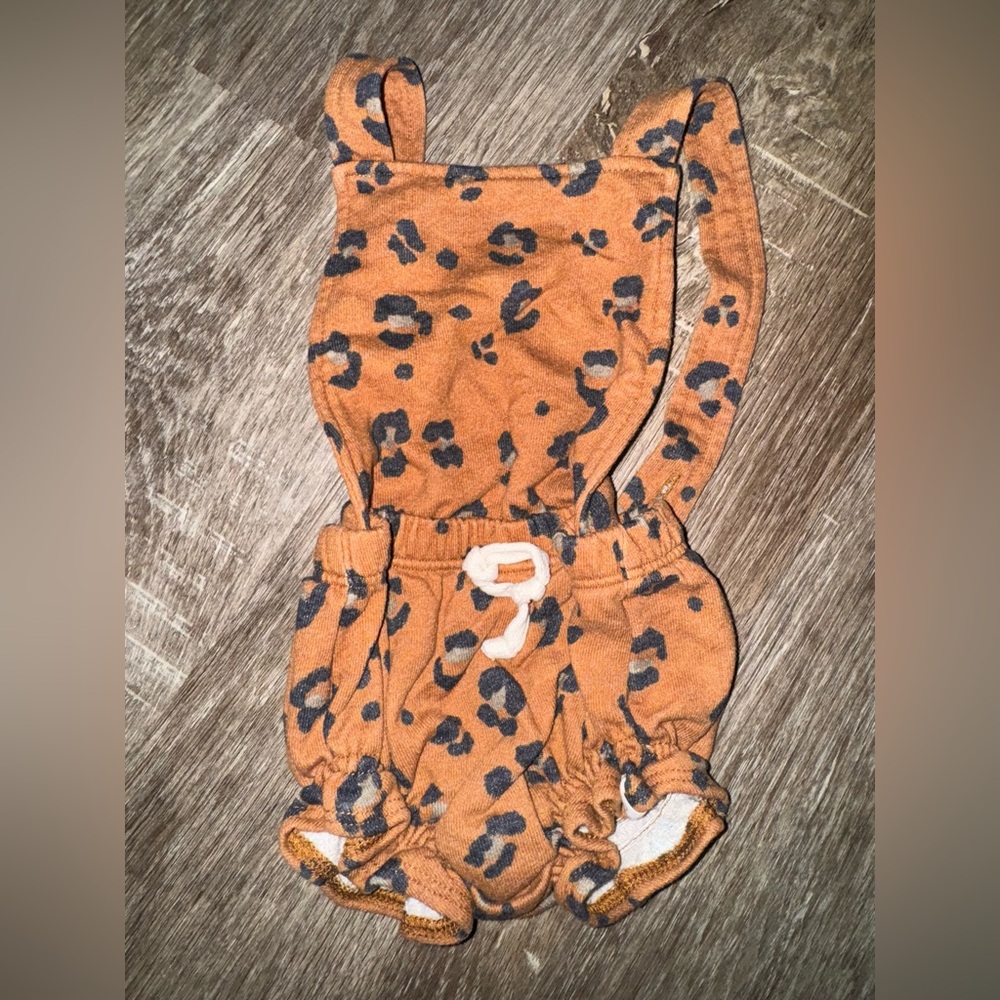 Leopard Print Baby Romper-Lulu and Roo